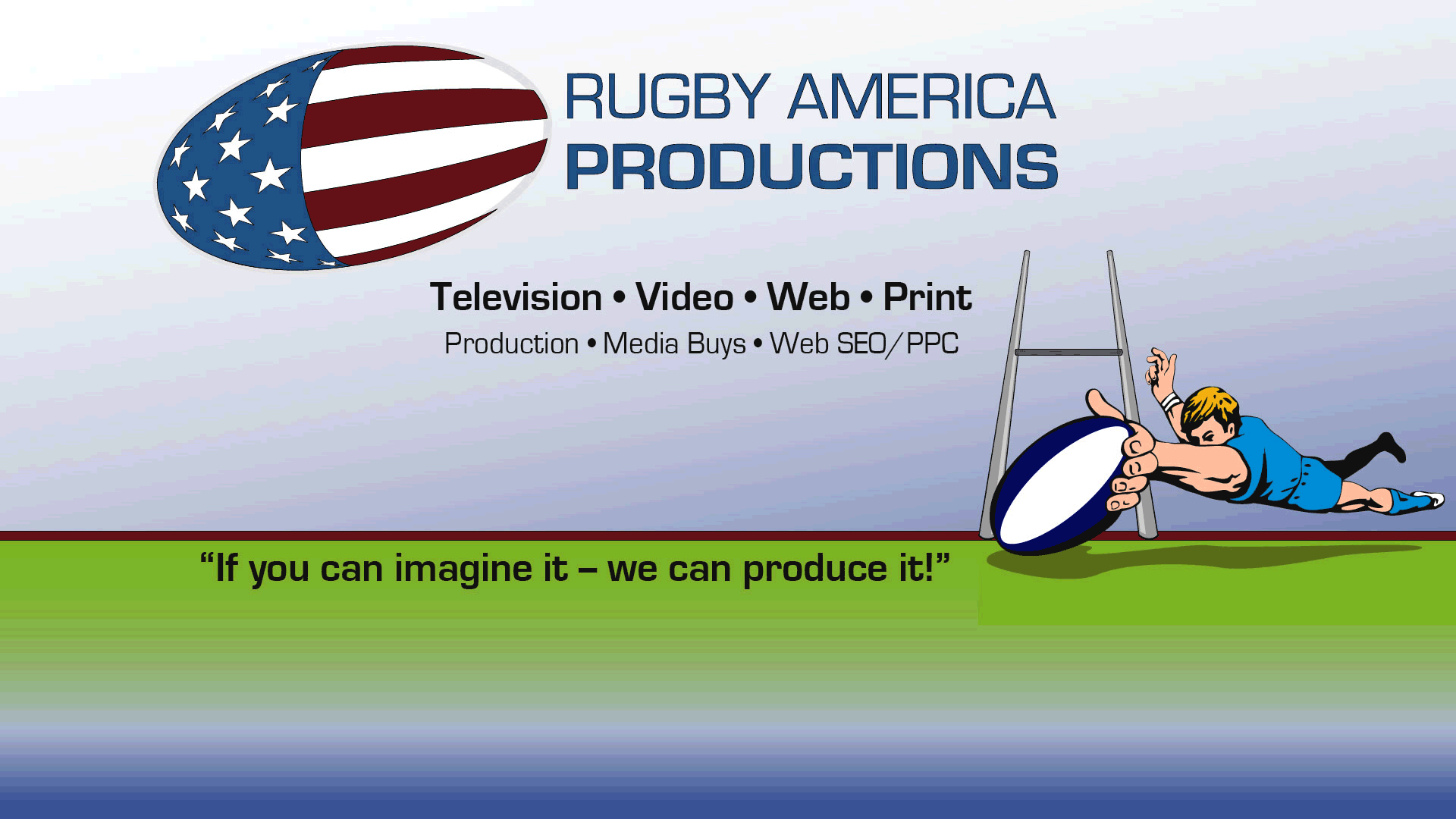 Rugby America Home page and link to Rugby America Productions
